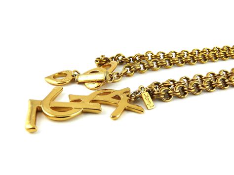 ysl chain necklace.